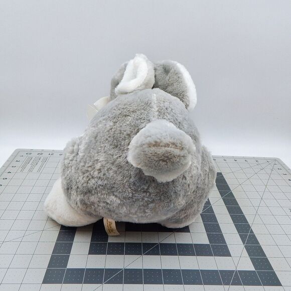Dan Dee Collectors Choice Grey Bunny Rabbit Plush Stuffed Animal 17 Inch Bow - Picture 5 of 11
